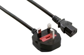 UK type Power Cord 3x0.75mm 1.8M