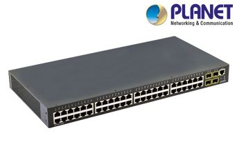 48-Port 10/100/1000Base-T + 4-Port 1000X SFP Managed Gigabit Switch