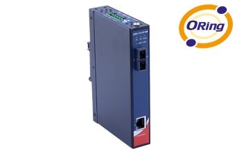 Industrial Slim Type Gigabit Ethernet Media Converte