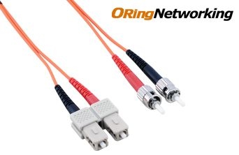 62,5/125 SC/PC-ST/PC Multi Mode LSZH Fiber Optic Patch Cable