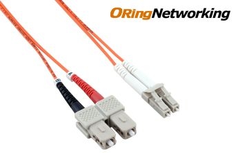62,5/125 LC/PC-SC/PC Multi Mode LSZH Fiber Optic Patch Cable