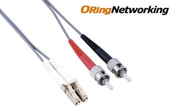 50/125 LC/PC-ST/PC Multi Mode LSZH Fiber Optic Patch Cable