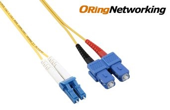 9/125 LC/SPC-SC/SPC Single Mode LSZH Fiber Optic Patch Cable