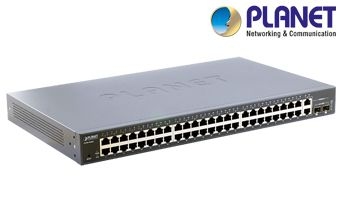 48-Port 10/100Base-TX + 2-Port 1000Base-T Gigabit + 2-Port MiniGBIC(SFP) Web/Smart Switch