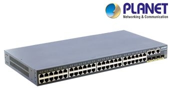 50-Port 10/100/1000Mbps with 4 Shared SFP Managed Gigabit Switch