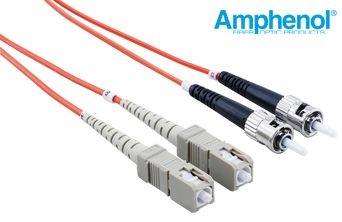 50/125 SC/PC-ST/PC Multi Mode LSZH Fiber Optic Patch Cable