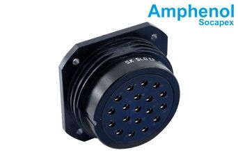 Socapex 19 Pin Female Type Black Coating Connector