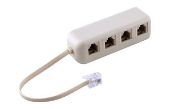 6P/4C Telefon Adapter