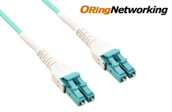 50/125 LC/UPC-LC/UPC MultiMode Duplex LSZH Uniboot OM3 Fiber Optik Patch Cable