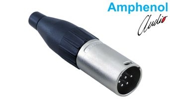 Connector Metal Plug Str Cord 4 Skt