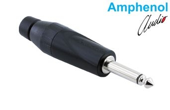 6.3mm Mono Male Jumbo Jack - Black