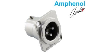 3 Pin XLR Male Chassis Connector
