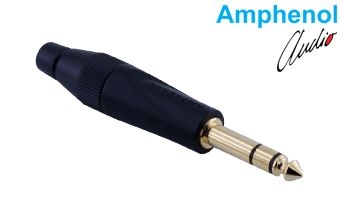 6.3mm Male Stereo Jack - Black