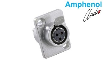 Connector Mını XLR Chassıs Female 3 Skt