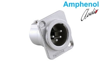 Connector Metal Panel Mount 5 Skt