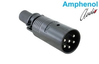 Connector Metal Plug Str Cord 6 Pin