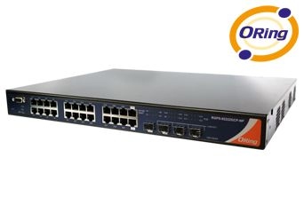 Rack-mount 22x PoE+ 10/100/1000TX (RJ-45) + 2x 1000 (SFP) + 2x Gigabit Combo