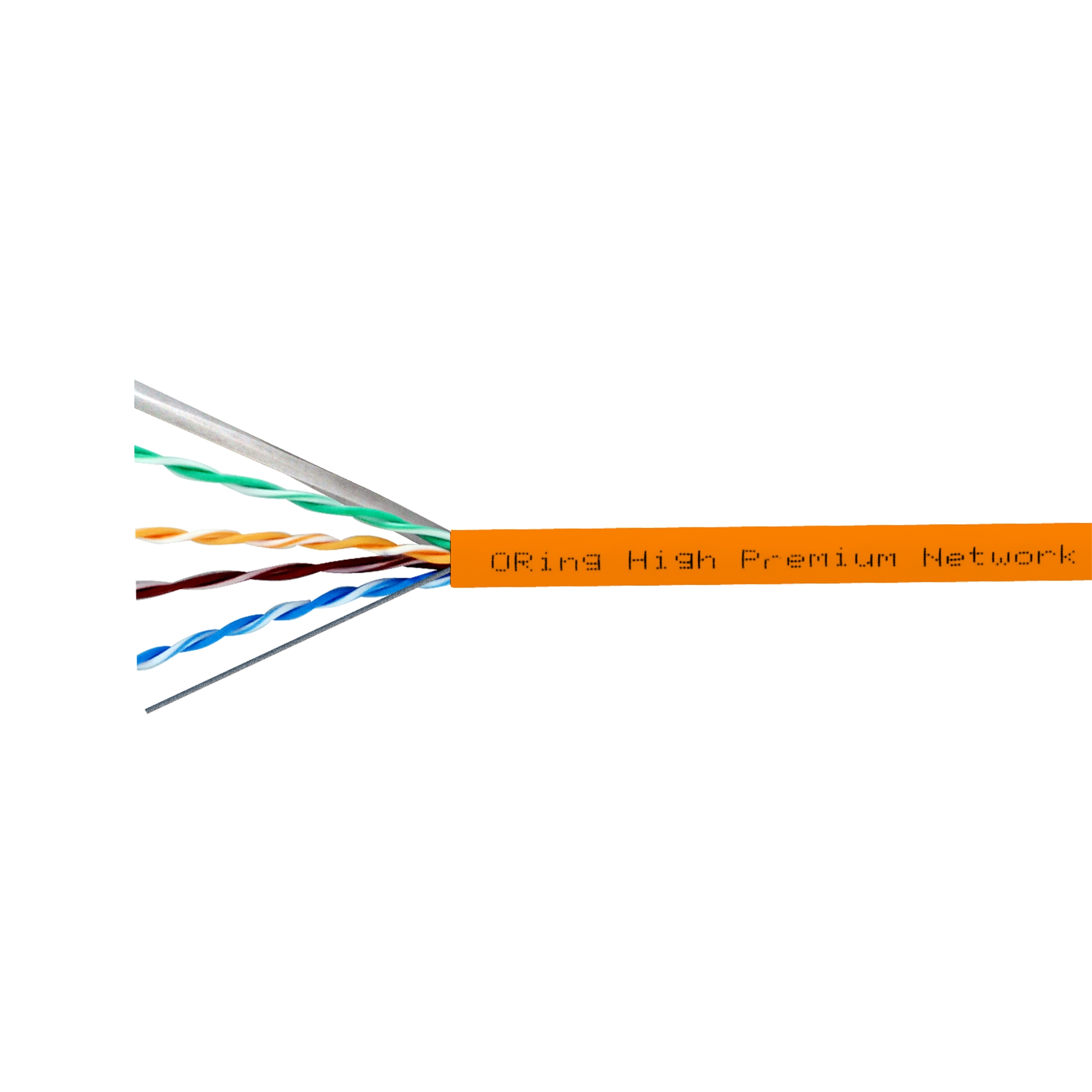 Oring U/UTP CAT6 23AWG LSZH Network Kablosu 500mt. - Turuncu