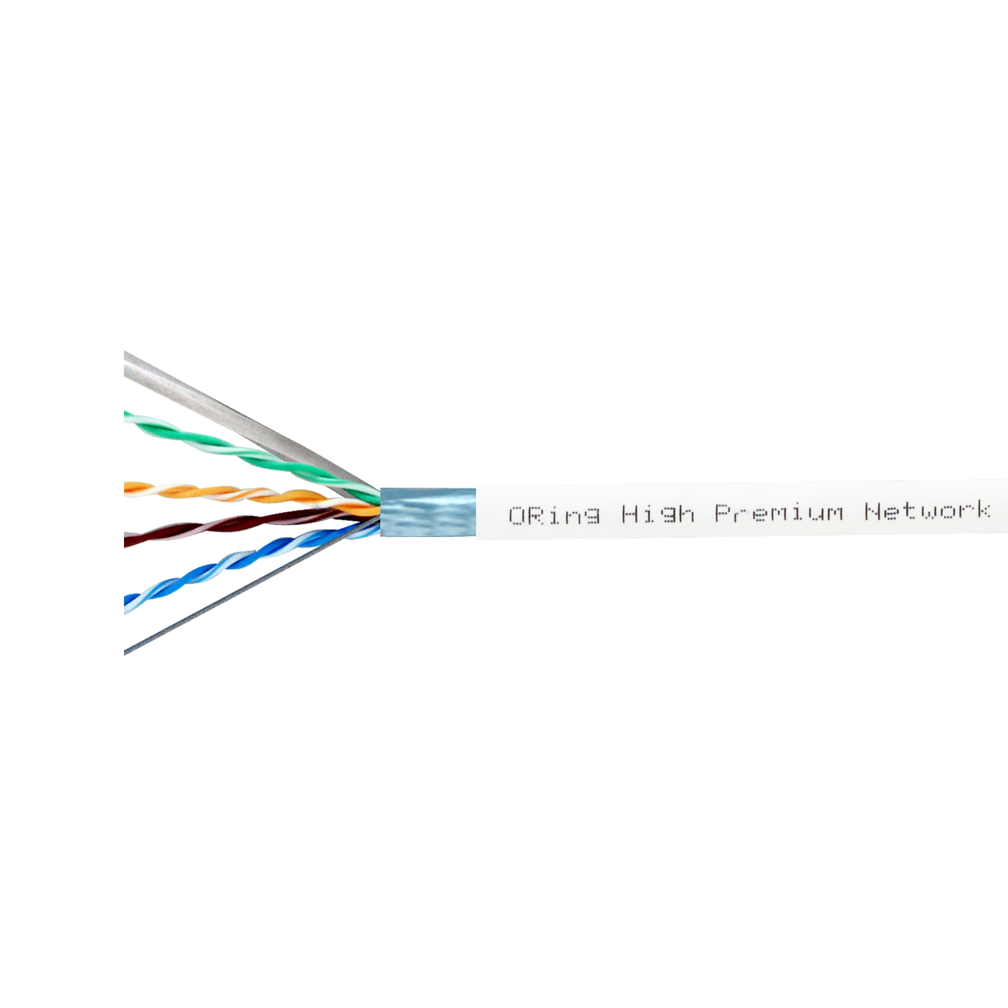 Oring F/UTP CAT6 23AWG LSZH Network Kablosu 500mt. - Beyaz