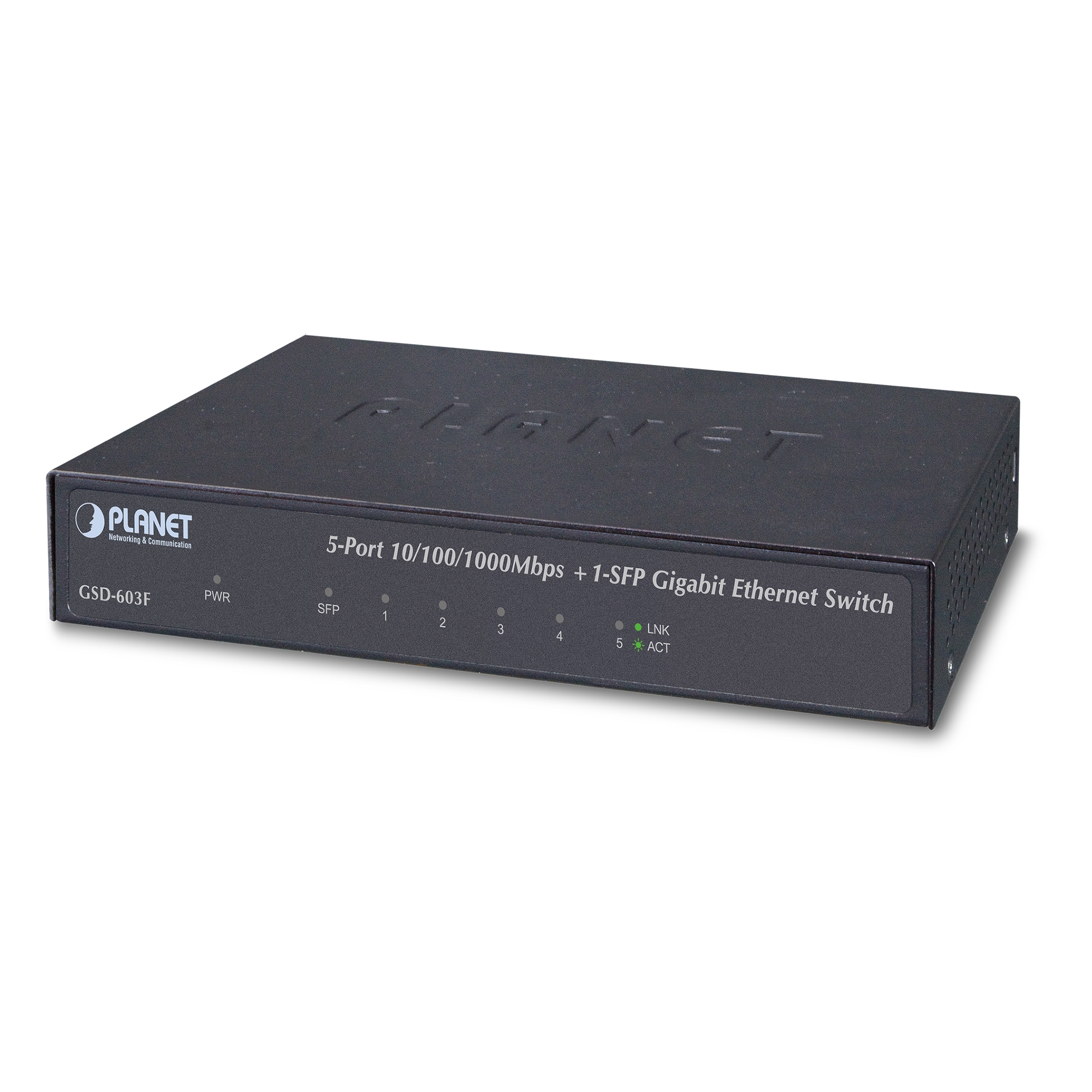 5-Port 10/100/1000T+1-Port 1000X SFP Gigabit Ethernet Switch