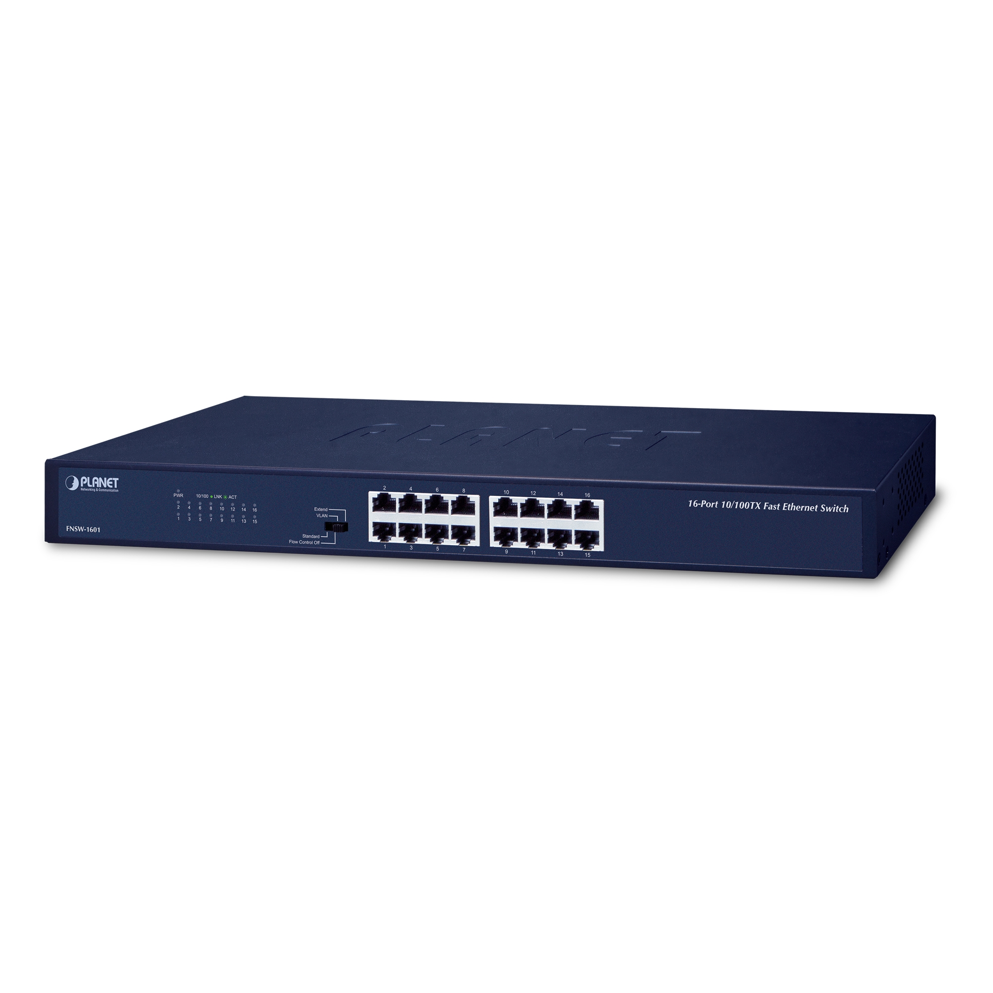 16-Port 10/100Base-TX Fast Ethernet Switch