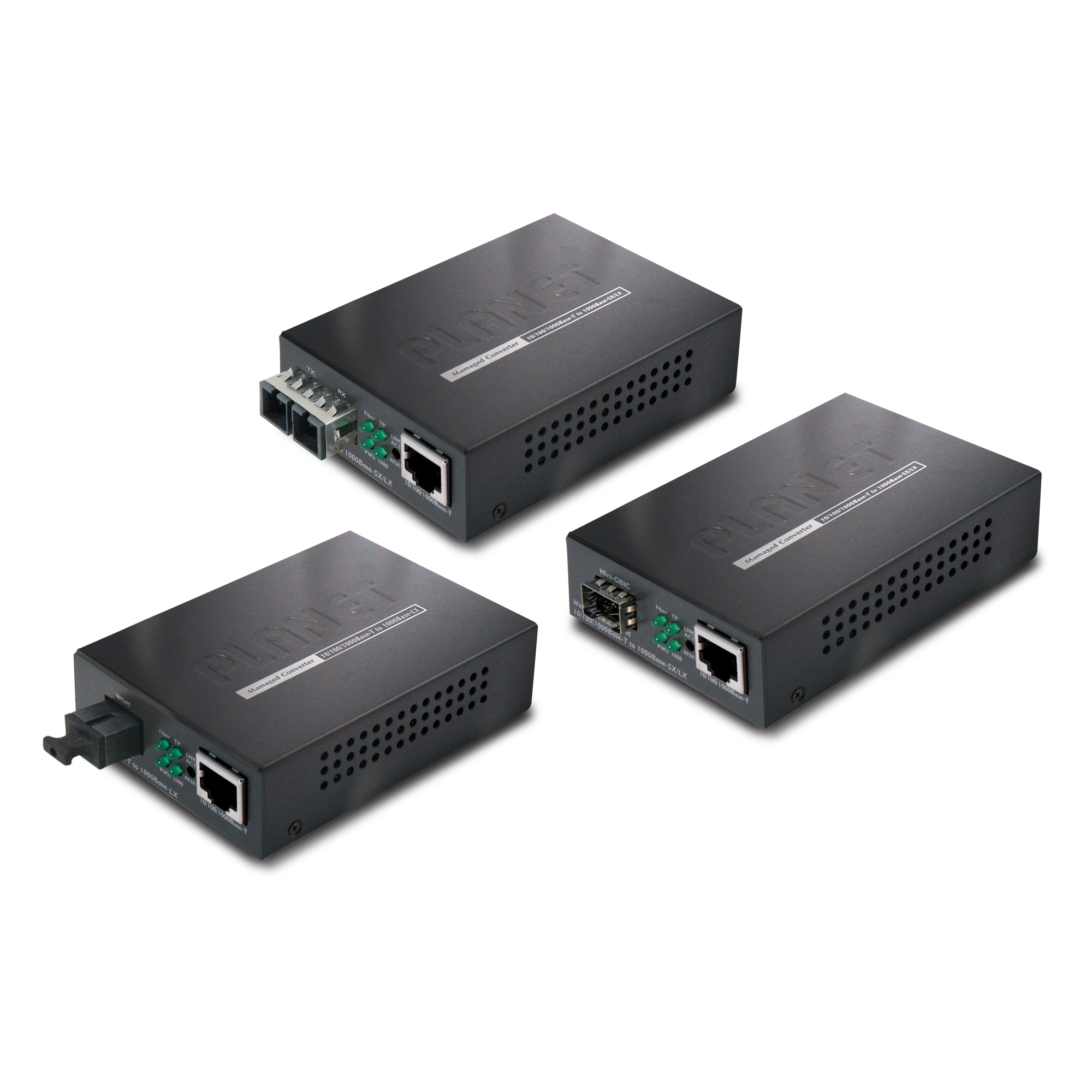Managed Gigabit Ethernet Media Converter 