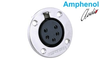 Connector Metal Panel Mount 5 Skt