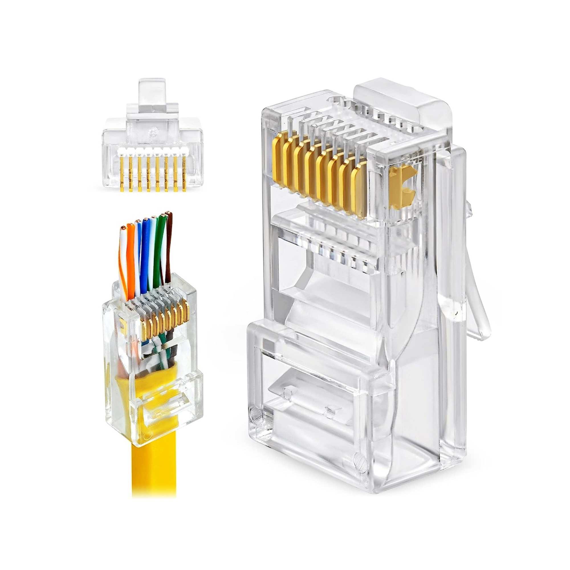 Oring CAT6 U/UTP EZ Snap In Modular Plug 3U