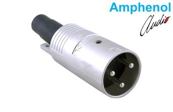 Connector Metal Plug Str 3 Pin
