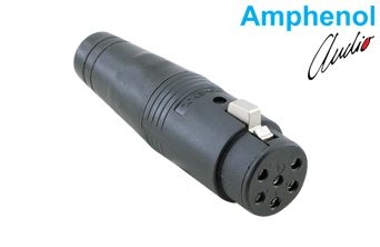 Connecotor Plastic Panel Mount 6 Pin