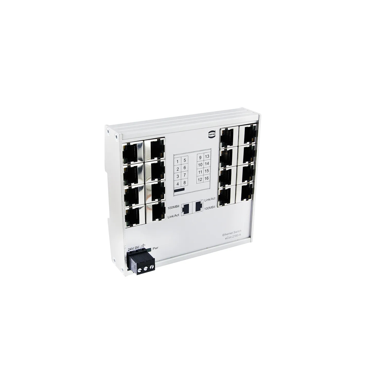 Harting 16-Port Ethernet Switch eCon 2160-A