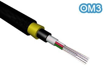 24 Core 50/125 Multi Mode Tek Tüplü Çelik Zırhlı OM3 Fiber Optik Kablo