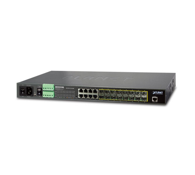 L2+ 16-Port 100/1000BASE-X SFP + 8-Port 10/100/1000BASE-T Managed Metro Ethernet Switch