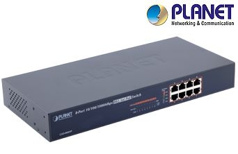 8-Port 10/100/1000Mbps 802.3at PoE Desktop Switch