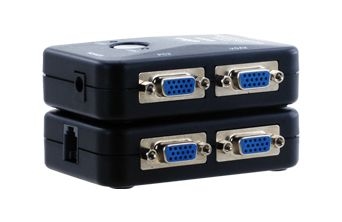 VGA Switch 2 PC - 2 Monitör 250MHz