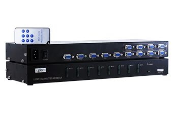 VGA Switch  8 PC - 4 Monitor 350MHz