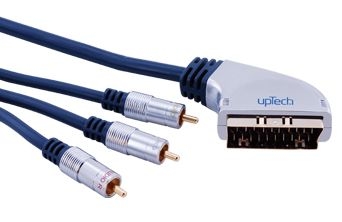 Scart - 3RCA Cable 1.8M