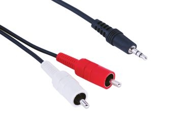 2 RCA - 3.5MM Stereo Cable 5M
