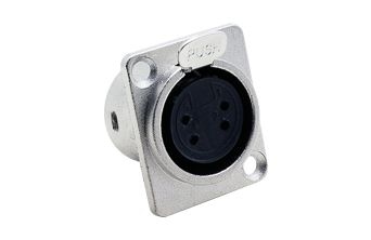4 Pin XLR Female Şase Connector Nx Type