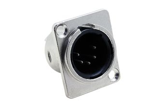 5 Pin XLR Male Chasis Connector Nx Type