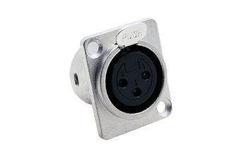 3 Pin XLR Female Chasis Connector Nx Type