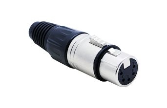 5 Pin XLR Female Connector Nx Type