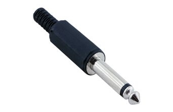 6.3mm Mono Erkek Jack Plastik