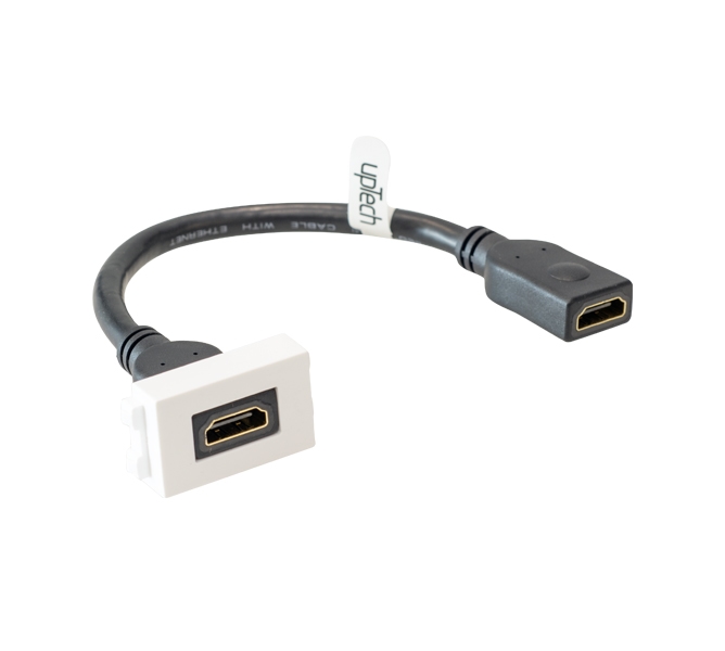 HDMI Faceplate Dişi - Dişi Kablolu 0,15m
