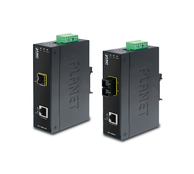 Industrial RS-232/ RS-422/ RS-485 over Ethernet Media Converter 