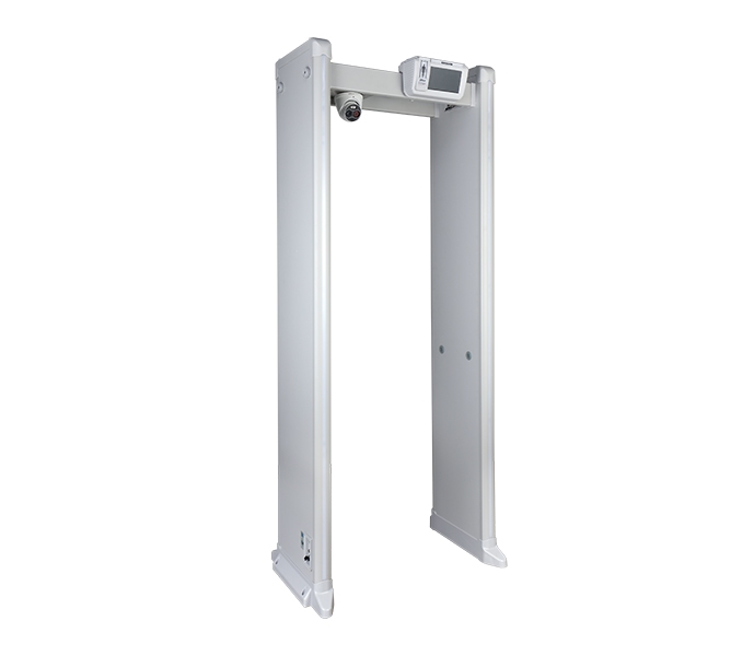 Temperature Monitoring Walk-through Metal Detector