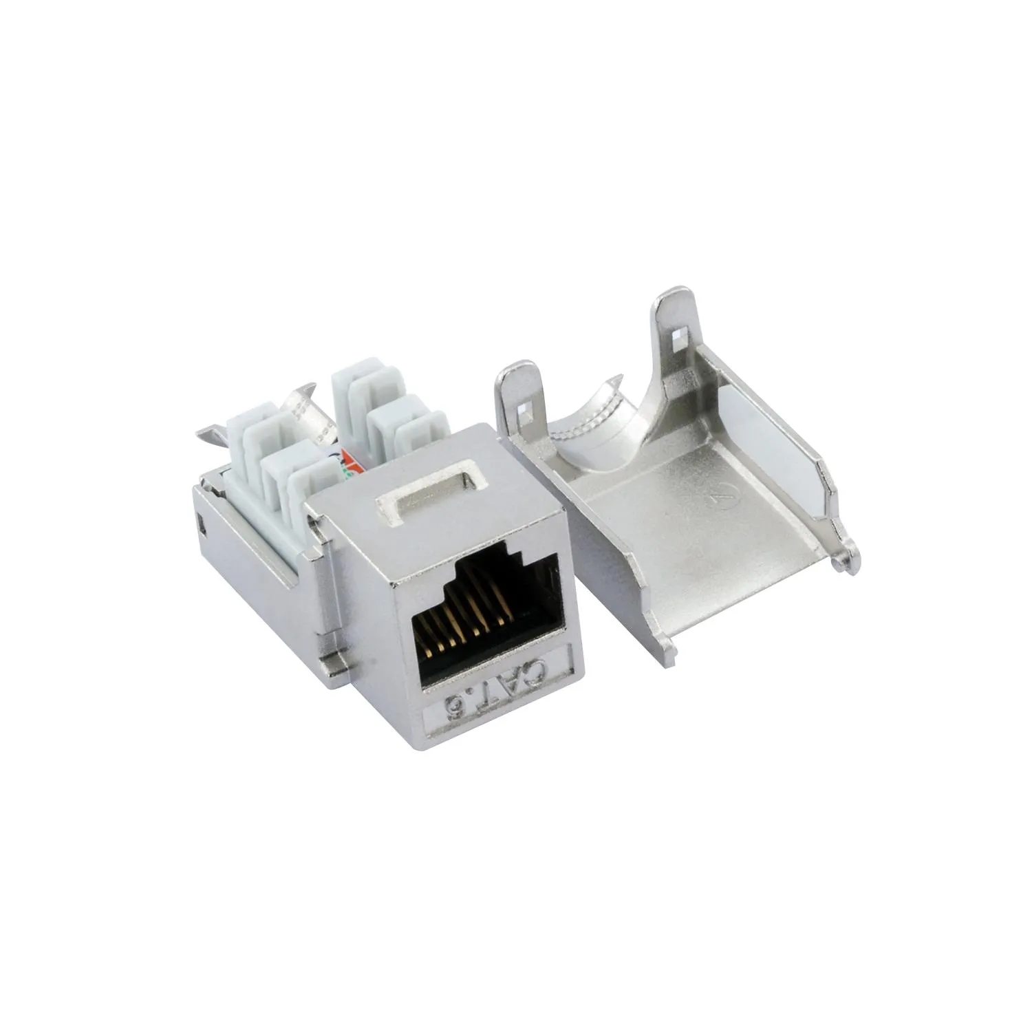 FTP CAT6 Keystone Jack - Right Angle