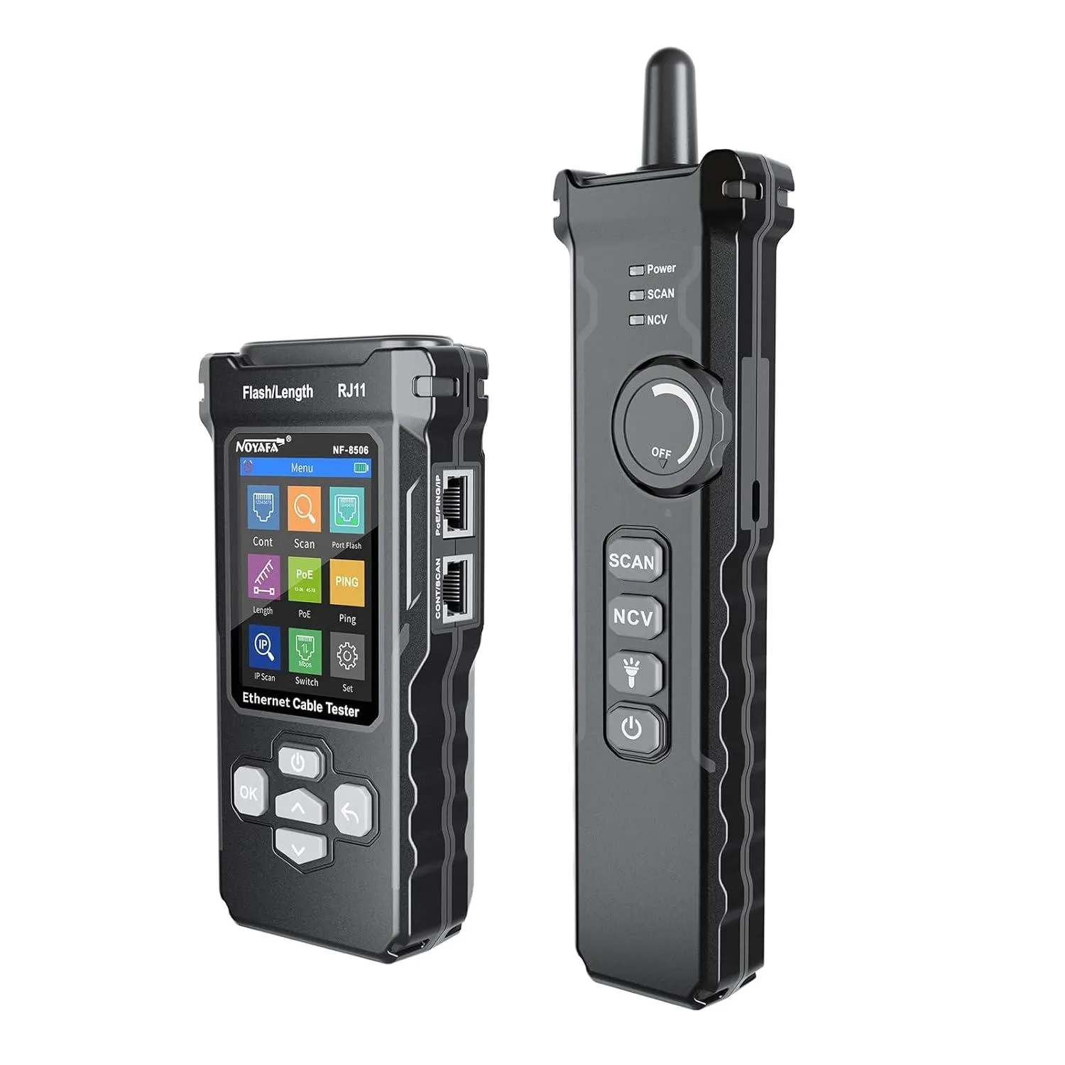 LCD Digital Network Cable Tester Rechargeable Network Line O4G8