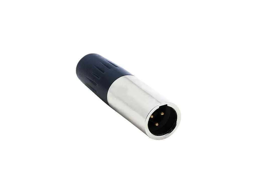 3 PIN MINI XLR ERKEK KONNEKTÖR