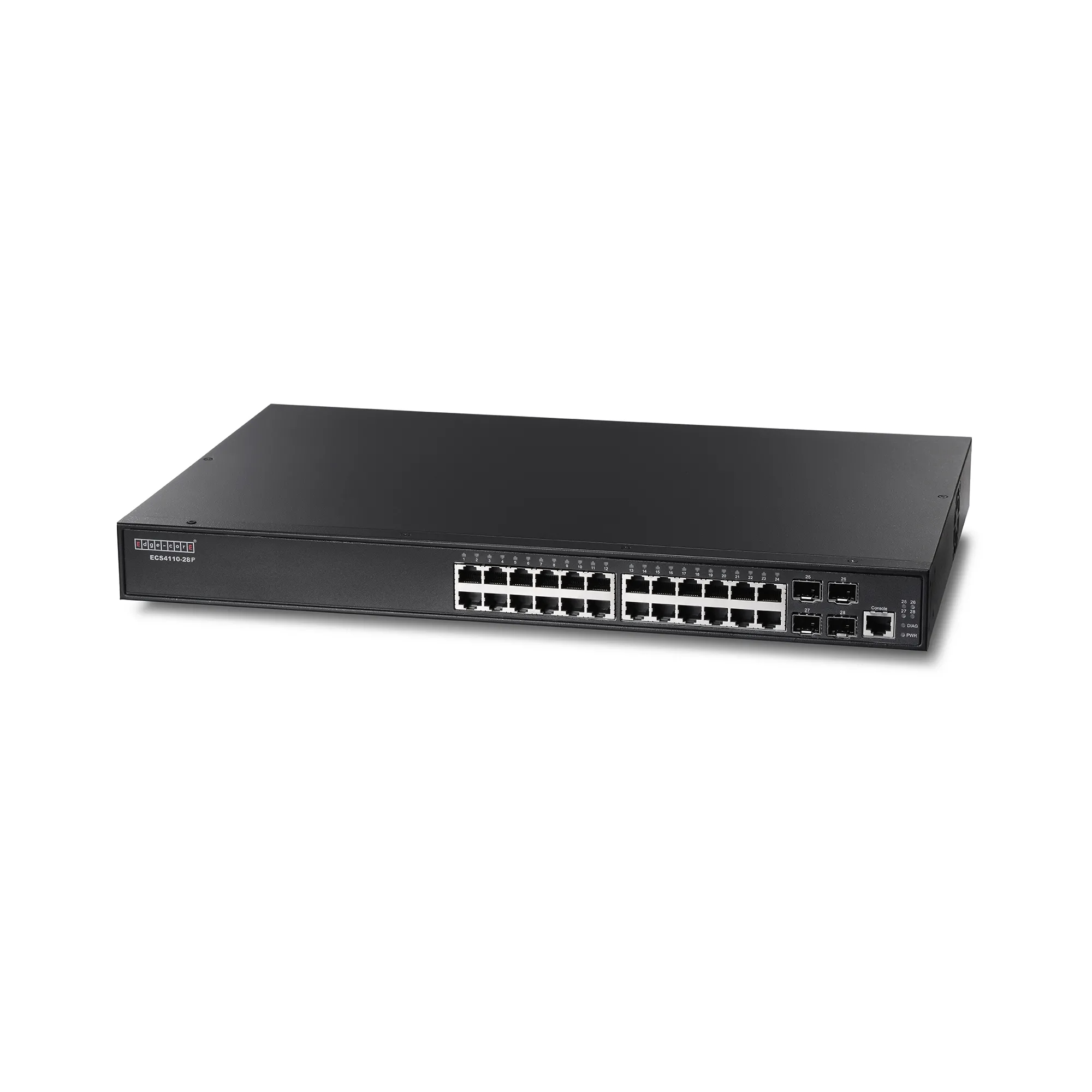 L2+ Standalone 24 x GE PoE+ + 4 GE SFP L2 Swtich PoE Budget max. 390W